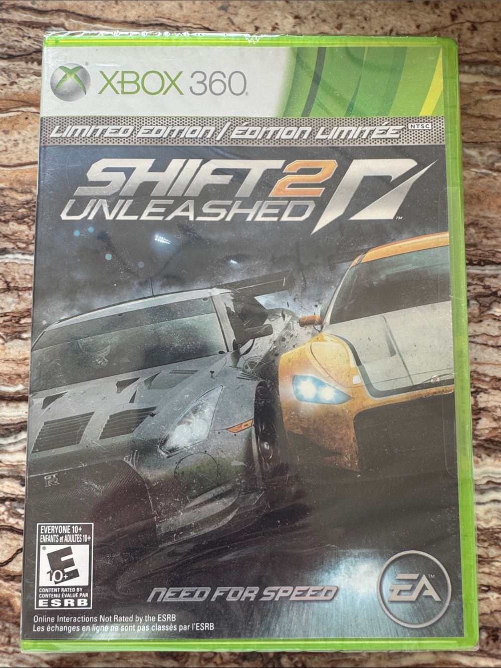 Xbox 360 Shift 2 Unleashed Limited Edition - Green Case